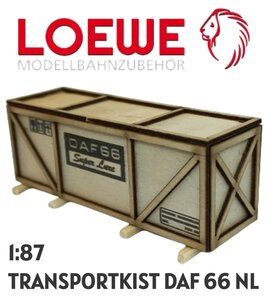 LOEWE | MACHINE CABINET LOAD 'DAF 66' NL | 1:87
