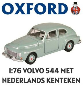  OXFORD | VOLVO 544 'NL lICENCE PLATE' 1958 | 1:76