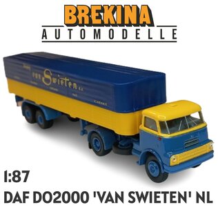 BREKINA | DAF DO2000 REEDERIJ 'VAN SWIETEN N.V.' NL 1957 | 1:87