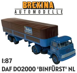BREKINA | DAF DO2000 'BINFURST' AUTOTRANSPORT NL 1957 | 1:87
