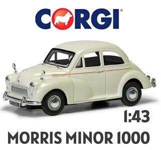 CORGI | MORRIS MINOR 1000 (SNOWBERRY WHITE) LIM.ED. | 1:36