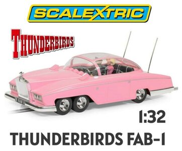 SCALEXTRIC | THUNDERBIRDS FAB-1 (SLOTCAR) | 1:32