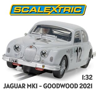 SCALEXTRIC | JAGUAR MK1 - BUY1 - GOODWOOD 2021 (SLOTCAR) | 1:32