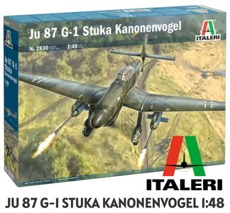 ITALERI | JU 87 G-1 STUKA KANONENVOGEL (MODELBOUWDOOS) | 1:48