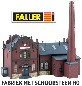 FALLER | FACTORY WITH CHIMNEY | 1:87