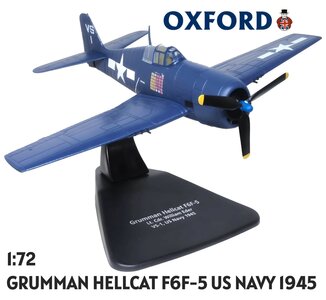 OXFORD | GRUMMAN HELLCAT F6F-5 LT.CDR.WILLARD E. EDER. US NAVY 1945 | 1:72