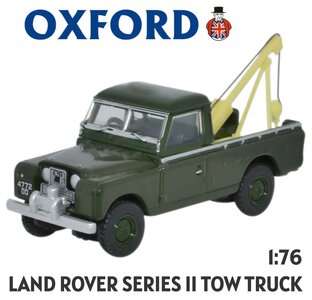 OXFORD | LAND ROVER  SERIES II TOW TRUCK | 1:76
