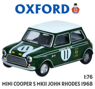 OXFORD | MINI COOPER S MKII JOHN RHODES 1968 | 1:76