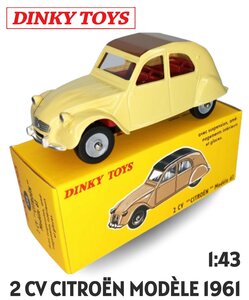 DINKY TOYS | 2CV CITROEN MODELE 61 | 1:43