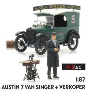 ARTITEC | AUSTIN 7 VAN SINGER + VERKOPER | 1:87