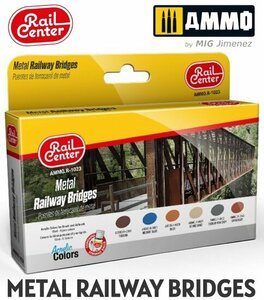 RAIL CENTER | METAL RAILWAY BRIDGES 6 FLESJES | 15 ML