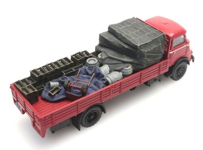 ARTITEC - LADING "SPA" DAF OPEN BAK (KANT EN KLAAR) - 1:87