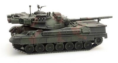 ARTITEC - Leopard 1A5 voor treintransport Belgisch leger (kant en klaar model) - 1:87 