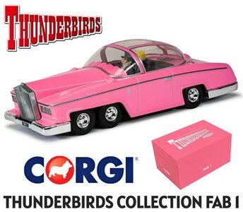 CORGI | THUNDERBIRDS F.A.B. COLLECTION FAB 1 CLASSIC TV SERIES 60 YEARS | 1:43
