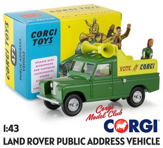 CORGI | LAND ROVER - PUBLIC ADDRESS VEHICLE 1964 | 1:43