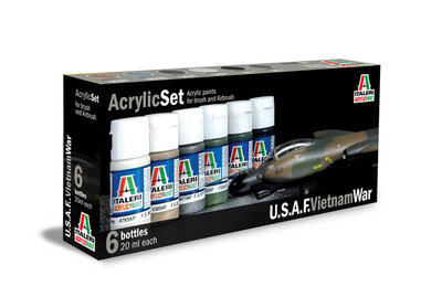 ITALERI - ACRYLIC VERF SET 'U.S.A.F. VIETNAM WAR' - 20ML