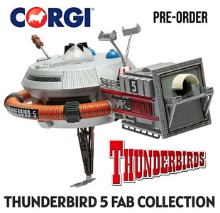 CORGI | THUNDERBIRDS F.A.B. COLLECTION THUNDERBIRD 5 (CLASSIC TV SERIES) | 15.1 CM