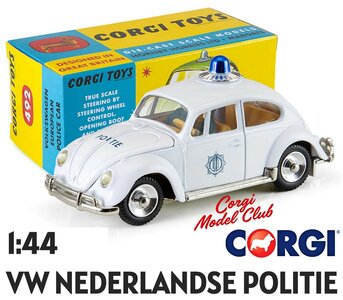 CORGI | VOLKSWAGEN (KEVER) POLITIEWAGEN NEDERLANDSE EDITIE  | 1:44