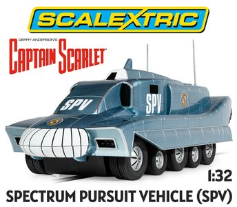 SCALEXTRIC | CAPTAIN SCARLETT SPECTRUM PURSUIT VEHICLE (SPV) SLOTCAR | 1:32