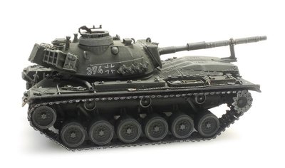 ARTITEC - M48A2GA2 Gelboliv voor treintransport Bundeswehr (kant en klaar model) - 1:87 