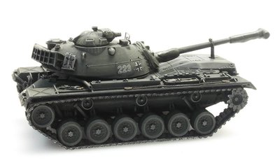 ARTITEC - M48A2 Gelboliv voor treintransport Bundeswehr (kant en klaar model) - 1:87 