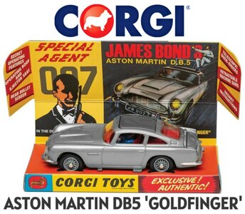 CORGI | JAMES BOND ASTON MARTIN DB5 'GOLDFINGER' SILVER VERSION | 1:47