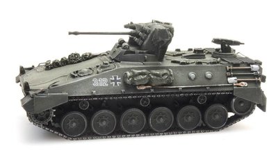 ARTITEC - Marder ohne Schürze Gelboliv voor treintransport Bundeswehr (kant en klaar model) - 1:87 