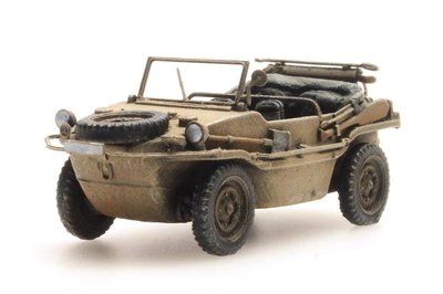 ARTITEC - Schwimmwagen VW 166 K2s Dunkelgelb ( kant en klaar model ) - 1:87