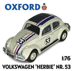 OXFORD DIECAST | VOLKSWAGEN (KEVER) "HERBIE" NR. 53 | 1:76