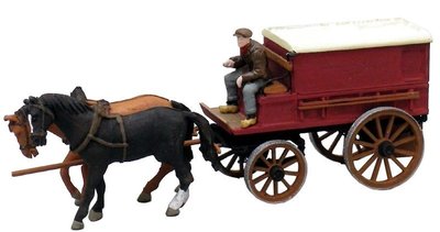 ARTITEC - GESLOTEN BOERENWAGEN (KANT EN KLAAR) - 1:87