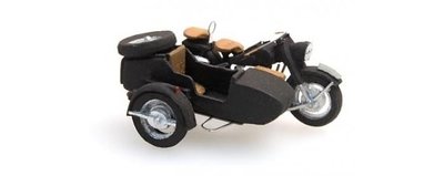 ARTITEC - BMW R75 + ZIJSPAN CIVIEL (kant en klaar) - 1:87