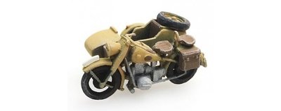 ARTITEC - BMW R75 MET ZIJSPAN ZANDKLEUR (kant en klaar) - 1:87