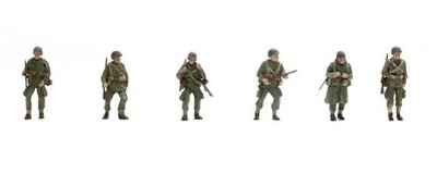ARTITEC - US Paratroopers 6 figuren (kant en klaar) - 1:87