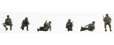 ARTITEC - US Infantry sitting on tank 6 figuren (kant en klaar) - 1:87