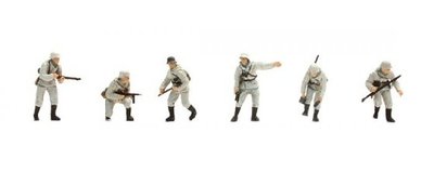 ARTITEC - Set 1 Deutsche Infanterie Winter 6 figuren (kant en klaar) - 1:87