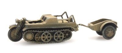 ARTITEC - SdKfz 2 Kettenkrad geel (kant en klaar model) - 1:87 