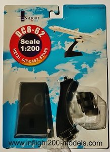 INFLIGHT200 - STANDAARD VOOR DC-8 VLIEGTUIGMODEL - 1:200