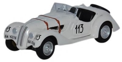 OXFORD DIECAST | BMW 328 'MILLE MIGLIA' FANE/JAMES 1938 | 1:76