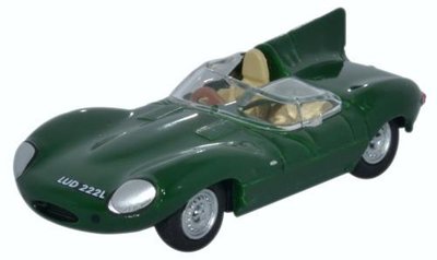 OXFORD DIECAST - JAGUAR D TYPE 'GREEN' 1954 - 1:76