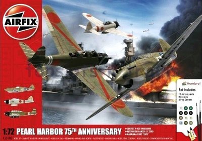 AIRFIX - PEARL HARBOR 75th ANNIVERSARY GIFT SET (PLASTIC MODELBOUWDOOS) - 1:72