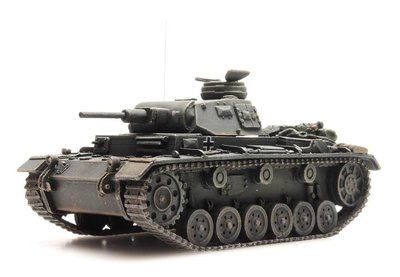 ARTITEC | Pzkw III AUSF. F GRAU (KANT EN KLAAR MODEL) | 1:87 