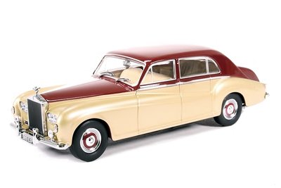 OXFORD DIECAST - ROLLS ROYCE PHANTOM V 'JAMES YOUNG' GOLD/RED 1964 - 1:43