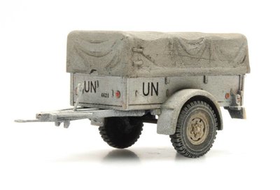 ARTITEC - AANHANGER POLYNORM 1 T UNIFIL (READY MADE) - 1:87 