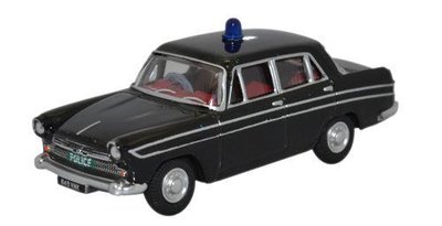 OXFORD DIECAST | AUSTIN CAMBRIDGE FARINA HERTFORDSHIRE POLICE (BLACK) 1961 | 1:76