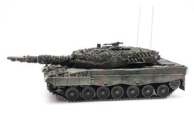 ARTITEC | LEOPARD 2A4 CAMOUFLAGE GEVECHTSKLAAR (READY-MADE) | 1:87 