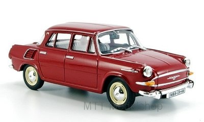 ABREX | SKODA 1000MB (DARK RED) 1964 | 1:43