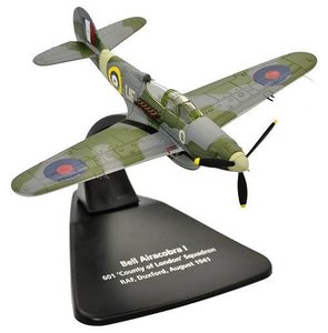 OXFORD DIECAST | BELL AIRACOBRA I 601 RAF DUXFORD 1940 | 1:72