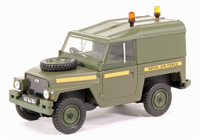 OXFORD DIECAST | LAND ROVER LIGHTWEIGHT 1/2 TON HARD TOP 'RAF' 1984 | 1:43