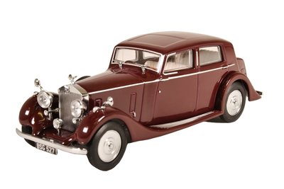 OXFORD DIECAST | ROLLS ROYCE 25/30 TRUPP & MABERLEY (RED) 1936 | 1:43