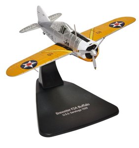 OXFORD DIECAST | BREWSTER F2A BUFFALO USS SARATOGA 1939 | 1:72